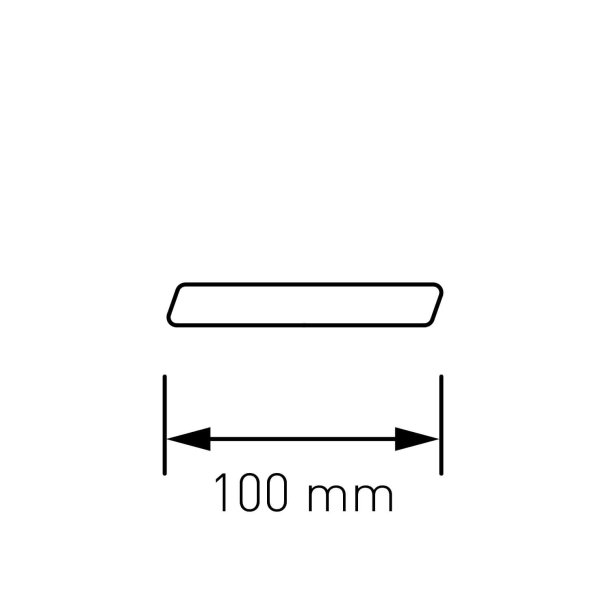15 cm. Sort Rustfritstl Husnummer "Modern"