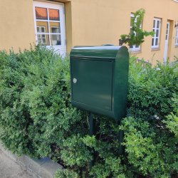 Racing-Green MEFA Topaz postkasse-st Incl. stander og hvidt stickers ark