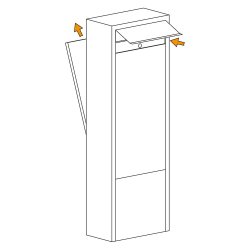 Torrent Postkasse med lge p bagsiden