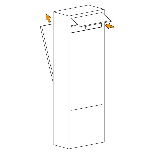 Torrent Postkasse med lge p bagsiden