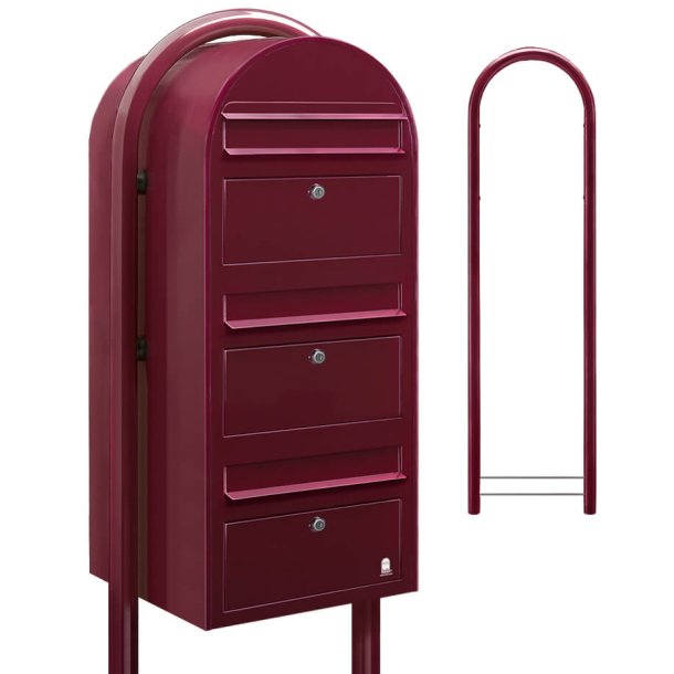 Postkasseanlg 3 familier - BobiTrio BORDEAUX