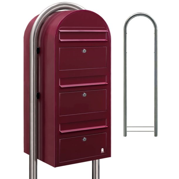 Postkasseanlg 3 familier - BobiTrio BORDEAUX