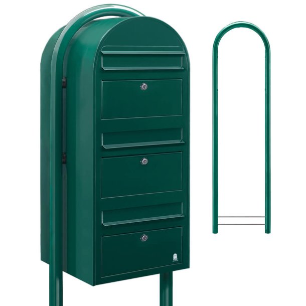 Postkasseanlg 3 familier - BobiTrio GRN