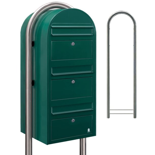 Postkasseanlg 3 familier - BobiTrio GRN