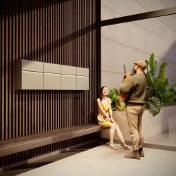 Valencia Rust Postkasse