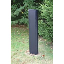 Postkassestander SORT pladestander - Allux 1001.