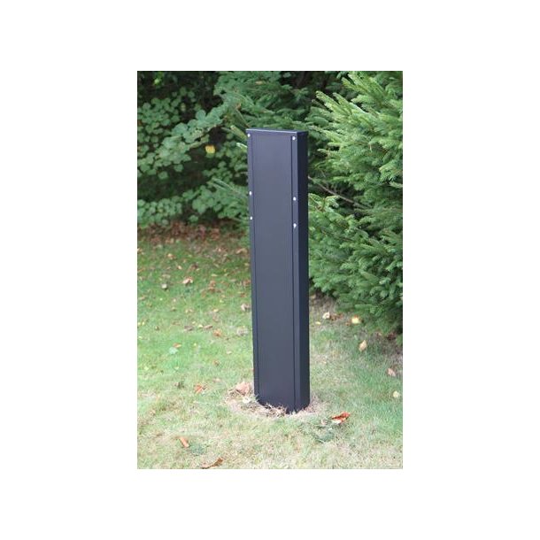 Postkassestander SORT pladestander - Allux 1001.