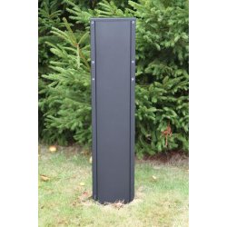 Postkassestander SORT pladestander - Allux 1001.