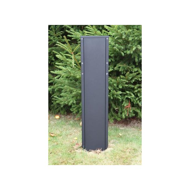 Postkassestander SORT pladestander - Allux 1001.