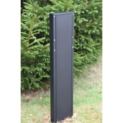 Postkassestander SORT pladestander - Allux 1001.