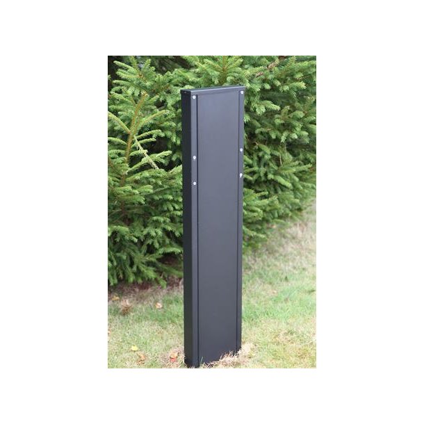 Postkassestander SORT pladestander - Allux 1001.