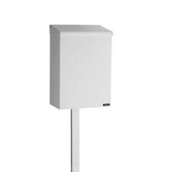 Enkelt rrstander i HVID lakeret stl