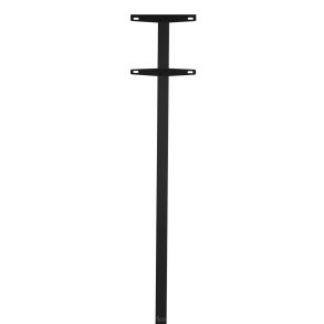 Enkelt rrstander i SORT lakeret stl.