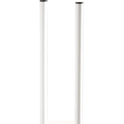 Postkassestander lakeret dobbelt-rrstander - Allux 1005 - HVID.