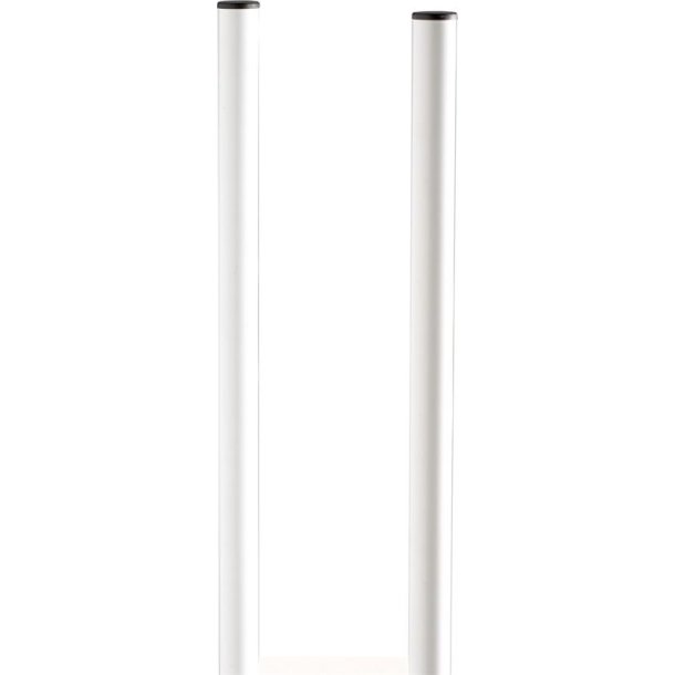 Postkassestander lakeret dobbelt-rrstander - Allux 1005 - HVID.