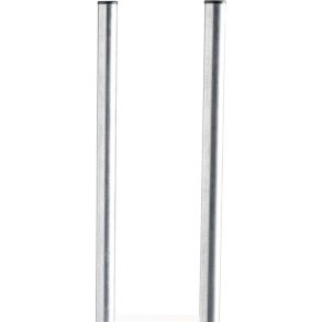 Postkassestander galvaniseret dobbelt - passer til ZINK postkasser.