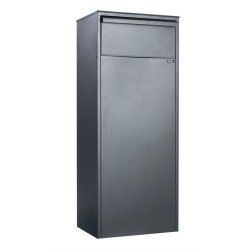 Pakkepostkasse ALLUX 800ANT - l�ge bagp�, ANTRASITGR�.