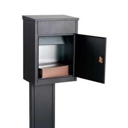 Allux 500 Pakkepostkasse - ANTRASIT GR� - 6STIFT