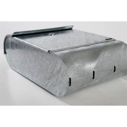 Postkasse Allux 9000 - Galvaniseret KRAFTIG kvalitet.