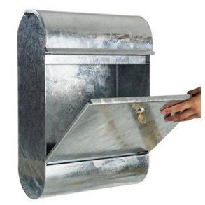 Postkasse Allux 9000 - Galvaniseret KRAFTIG kvalitet.