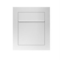 Indbygningspostkasse BARI - Hvid  lakering