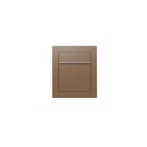 Indbygningspostkasse BARI - Rust lakering