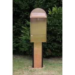 Baron-Mega postkasse kobber