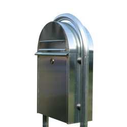 POSTKASSEST - Baron Zink postkasse incl. buestander - 1 stk. p lager.