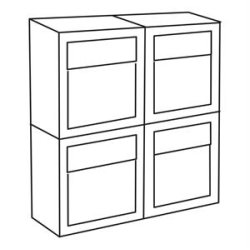 BASE Exclusive postkasse - med Dansk 6-stifts ls - Rustfrit Stl Indkast - Inkl. SORT Stickersark