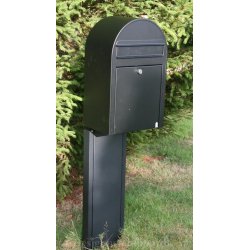 Postkassestander lakeret pladestander - Allux 1001 - ANT.