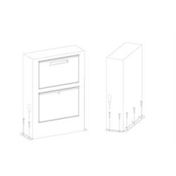 CORA Cortenstaal Pakkepostkasse