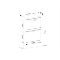 CORA Cortenstaal Pakkepostkasse