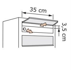 Postkasseanlg 2 enheder SORT - CUBE