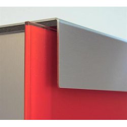 Designpostkasse Keilbach - RD glas front