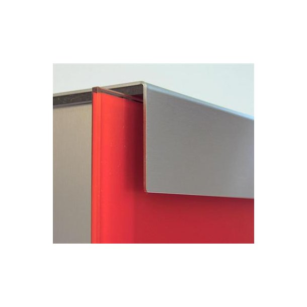 Designpostkasse Keilbach - RD glas front