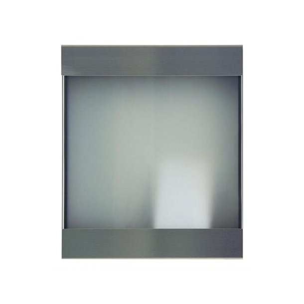 Designpostkasse Keilbach med mat glas front