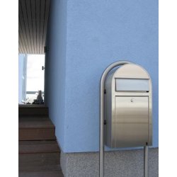 BobiGrande postkasse - ogs til smpakker - RUSTFRISTL