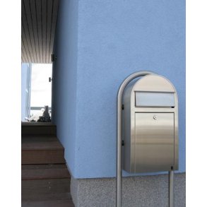 BobiGrande postkasse - ogs til smpakker - RUSTFRISTL