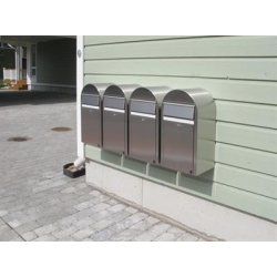 BobiGrande postkasse - ogs til smpakker - RUSTFRISTL