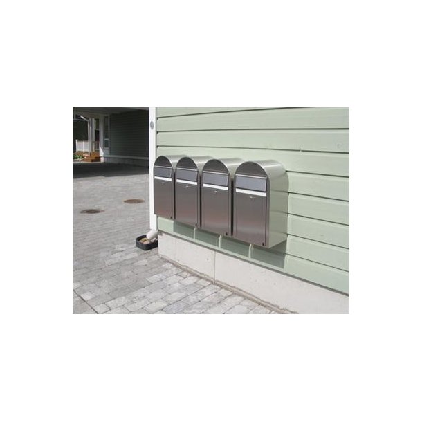 BobiGrande postkasse - ogs til smpakker - RUSTFRISTL