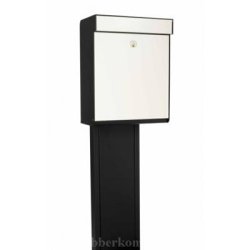 Allux postkasse - Grundform CREMEHVID