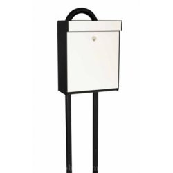 Allux postkasse - Grundform CREMEHVID