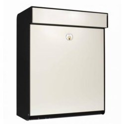 Allux postkasse - Grundform CREMEHVID