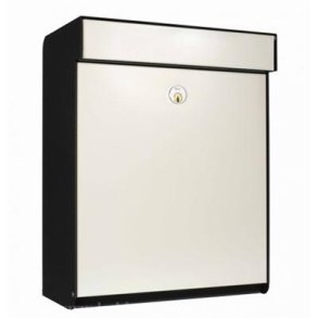 Allux postkasse - Grundform CREMEHVID