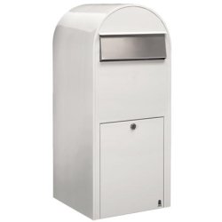 BobiJumbo stor HVID postkasse,  ogs� til sm�pakker