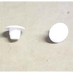 LIBER 17 postkasse - HVID plastprop ved indkast