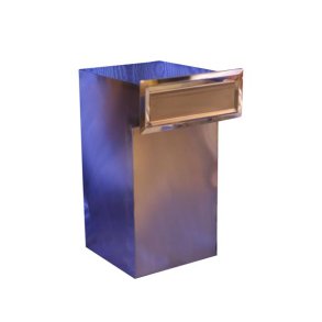 KOBBER Indbygningspostkasse - Komplet - til mur / mur-sjle