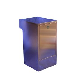 KOBBER Indbygningspostkasse - Komplet - til mur / mur-sjle