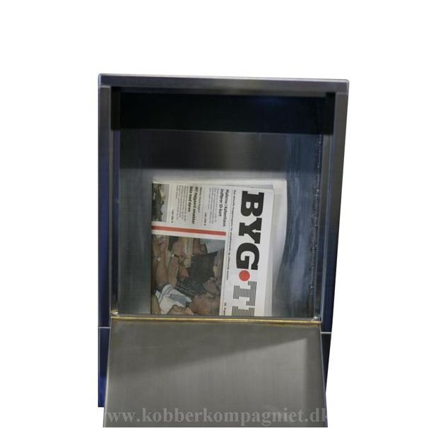 ZINK Indbygningspostkasse - Komplet - til mur eller mur-sjle