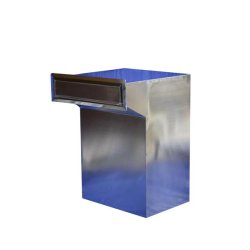 ZINK Indbygningspostkasse - Komplet - til mur eller mur-sjle